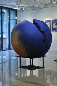 Rozkosz, rzeźba 150x150 cm, żywica akrylowa polichromowana, 2016